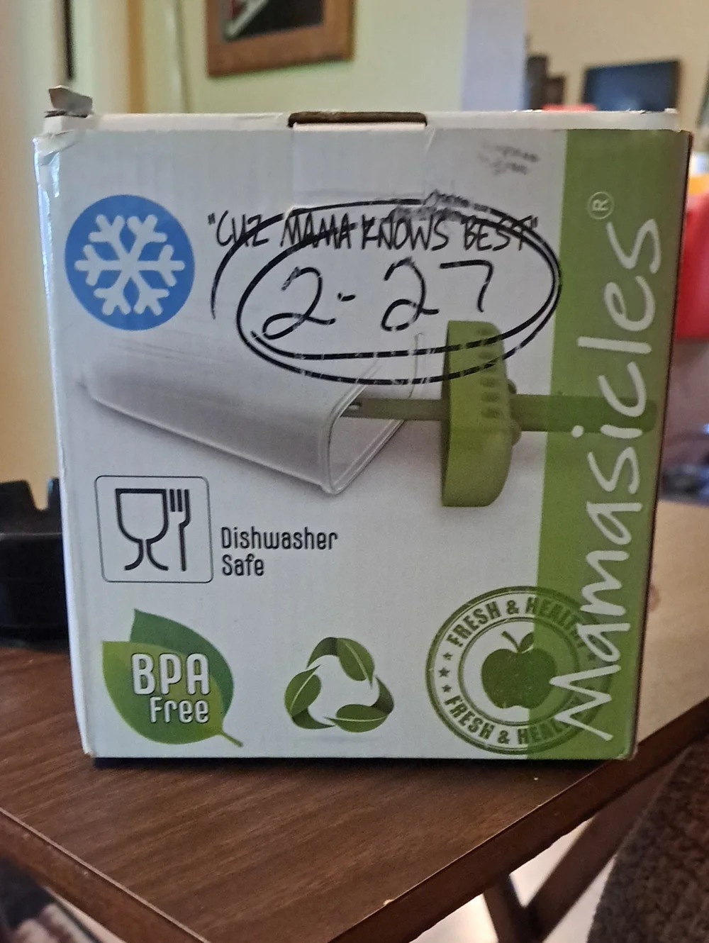 Green Popsicle Mold Set – BPA-Free, Dishwasher-Safe